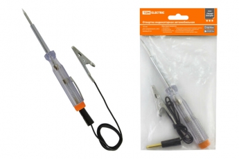 Отвертка-пробник (индикатор) автомобильная 135 мм, 6-24В, провод 0.5м, 