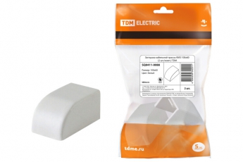 Заглушка кабельной трассы КМЗ 100x60 (2 шт./комп.) | SQ0411-0088 | TDM