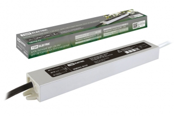 Блок питания 36Вт-12В-IP67 для светодиодных лент и модулей DC 12В, металл | SQ0331-0137 | TDM