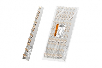 Шина соединительная 3П 63А PIN (штырь) 1 м. инд. стикер | SQ0802-0203 | TDM