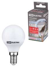 Лампа светодиодная FG45-6 Вт-230 В-4000 К–E14 