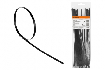 Хомут стальной с полимерным покрытием ХСП (304) 4,6х400 (50шт) | SQ0582-0109 | TDM