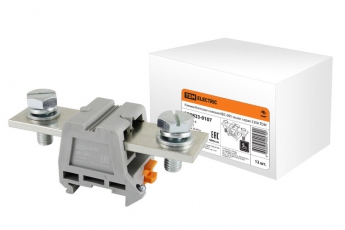 Клемма болтовая силовая КБС-095 кв.мм. серая 230А | SQ0833-0107 | TDM