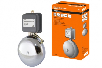 Звонок громкого боя МЗ-2Т-125мм 77дБ 220В | SQ1903-0001 | TDM