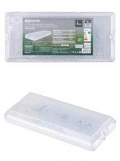 Светильник светодиодный пылевлагозащищенный для ЖКХ вандалоустойчивый ДБО 01-12-001 12 Вт, 1000 лм, 4000 К, IP54 | SQ0353-0200 | TDM