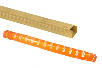 Кабель-канал 12х12 желтая сосна 3D (140м) | SQ0402-0601 | TDM