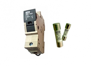 Держатель плавких вставок ДПВ 10х38 2П  | SQ0216-0002 | TDM