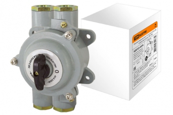 Пакетный переключатель ПП 2-63/Н2 2П 63А 220В, силуминовый корпус, IP56 | SQ0723-0076 | TDM