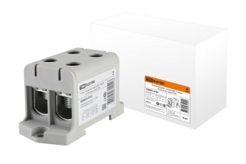 Клемма вводная силовая КВС 4 ввода 16-95 кв.мм. серая | SQ0833-0104 | TDM