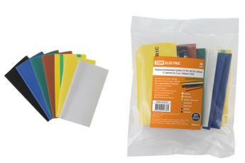 Термоусаживаемая трубка ТУТнг 40/20 набор (7 цветов по 3 шт. 100мм) | SQ0518-0512 | TDM