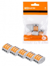 Соединительная клемма СК-413 (2,5мм2) (5 шт/упак) | SQ0527-0012 | TDM