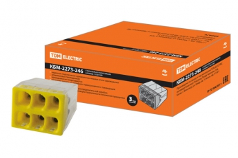 Строительно-монтажная клемма КБМ-2273-246 (2,5мм2) с пастой | SQ0517-0116 | TDM