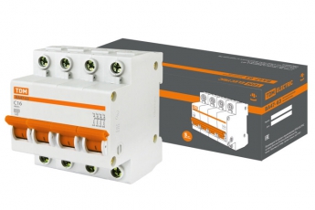 Выключатель автоматический четырехполюсный ВА47-63 16А C 4,5кА | SQ0218-0030 | TDM