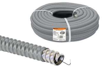 Металлорукав в ПВХ-изоляции Р3-Ц-П 18 серый (25м)  | SQ0407-0114 | TDM