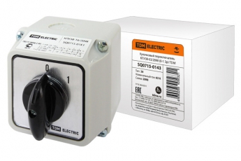 Кулачковый переключатель КПУ38-63/2098  | SQ0715-0143 | TDM