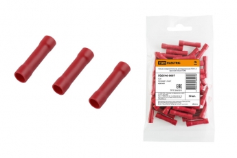 Гильза соединительная изолированная ГСИ 1,5 красная (50 шт) | SQ0546-0007 | TDM