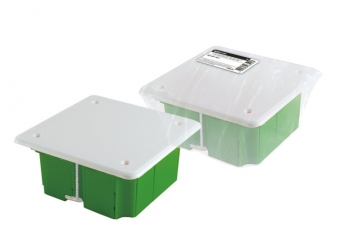 Коробка распределительная с/у 92х92х45мм, крышка, метал. лапки, IP20, инд. штрихкод, | SQ1403-1021 | TDM