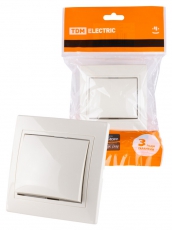 Выключатель 1 кл. 10А сл. кость 