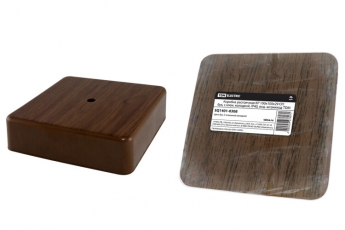 Коробка распределительная КР 100х100х29 о/п бук, с клем. колодкой, IP40, инд. штрихкод | SQ1401-0308 | TDM