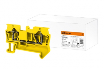 Зажим клеммный безвинтовой (ЗКБ) 2,5 мм2 31А желтый | SQ0822-0091 | TDM