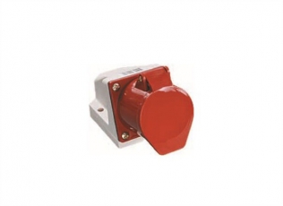 Розетка 123 стационарная 2Р+РЕ 32А 220В IP44  | SQ0602-0004 | TDM