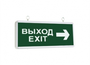 Указатель аварийный светодиодный ССА2-01 6х1Вт 1,5ч постоянный подвесной IP20 | SQ0349-0001 | TDM