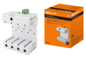 Основание ОПС1 4Р с контактом сигнализации 1НО | SQ0201-0018 | TDM