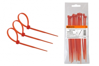Хомуты нейлоновые 4,8х400мм (красный) (25 штук) | SQ0515-0356 | TDM