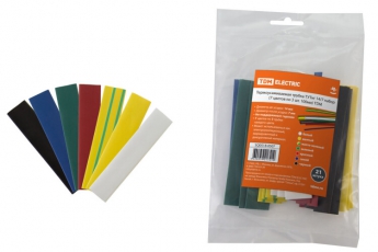 Термоусаживаемая трубка ТУТнг 14/7 набор (7 цветов по 3 шт. 100мм) | SQ0518-0507 | TDM