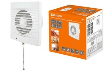 Вентилятор бытовой настенный 120 СВ, с выключателем, | SQ1807-0017 | TDM
