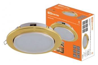 Светильник точечный встраиваемый под лампу СВ 01-07 GX70-H5 золото | SQ0359-0073 | TDM