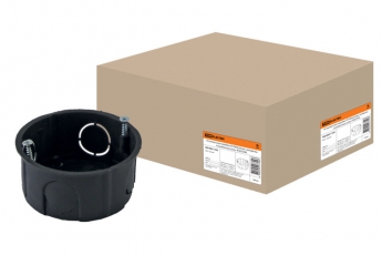 Коробка установочная 65х25 стыковочные узлы с саморезами | SQ1402-1103 | TDM