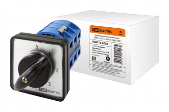 Кулачковый переключатель КПУ11-25/124 (0-1-2-3 2р) | SQ0715-0085 | TDM