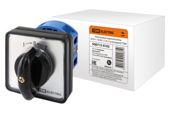 Кулачковый переключатель КПУ11-10/201 (1-0-2 1р (возврат)) | SQ0715-0102 | TDM