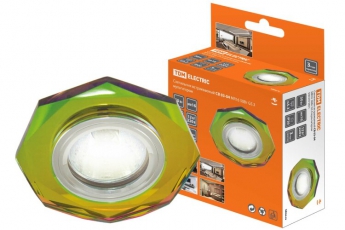 Светильник точечный встраиваемый под лампу СВ 03-04 MR16 50Вт G5.3 мульти/хром | SQ0359-0051 | TDM