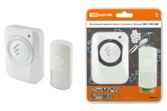 Звонок ЗББ-11/М2-36М (беспр., бат., мн.код.) | SQ1901-0005 | TDM