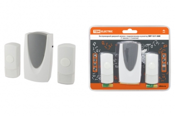 Звонок ЗБР-12/1-36М (беспр., роз., 2 кнопки) | SQ1901-0011 | TDM