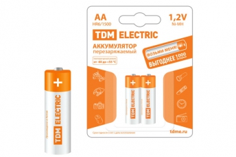 Аккумулятор AA-1500 mAh Ni-MH BP-2 | SQ1702-0068 | TDM