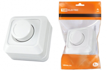 Светорегулятор поворотный RL 600Вт IP20 белый 