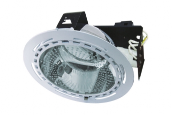 Светильник встраиваемый под лампу ЛВО 01 Downlight 2х20Вт КЛЛ Е27 IP20 | SQ0342-0022 | TDM
