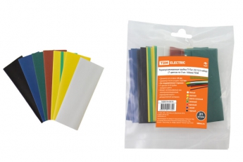 Термоусаживаемая трубка ТУТнг 25/12,5 набор (7 цветов по 3 шт. 100мм) | SQ0518-0510 | TDM