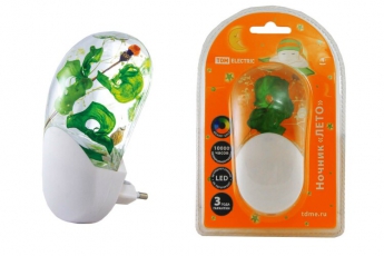 Ночник Лето 1В светодиодный с датчиком света | SQ0357-0002 | TDM