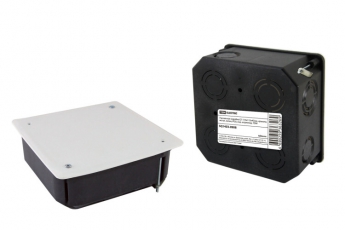 Коробка распределительная с/у 115х115х45мм, крышка, метал. лапки, IP20, инд. штрихкод, | SQ1403-0908 | TDM