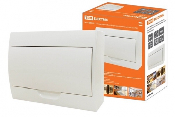 Бокс пластиковый навесной ЩРН-П-15 модулей с белой крышкой IP40 | SQ0903-0010 | TDM