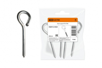 Крюк-шуруп ВТ 8 | SQ0412-0020 | TDM