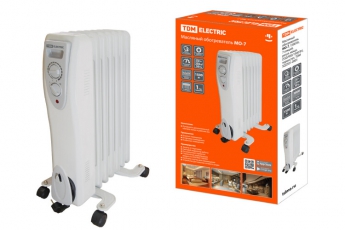 Масляный обогреватель МО-7, 1500 Вт, 7 секций, регул. мощн. (550/950/1500 Вт), термостат, | SQ2501-0901 | TDM