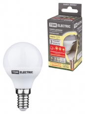 Лампа светодиодная FG45-6 Вт-230 В-3000 К–E14 