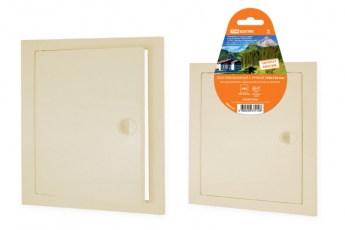 Люк ревизионный с ручкой 150х150, слоновая кость | SQ1807-0428 | TDM