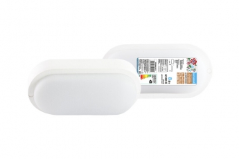 Светильник светодиодный пылевлагозащищенный для ЖКХ ДПП 3801 8Вт 6500К IP65 белый овал 155*78*57 мм Народный | SQ0329-0812 | TDM