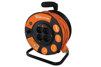 Удлинитель силовой УКз16-004 (4 места/40м ПВС 3х1,5) | SQ1301-0535 | TDM